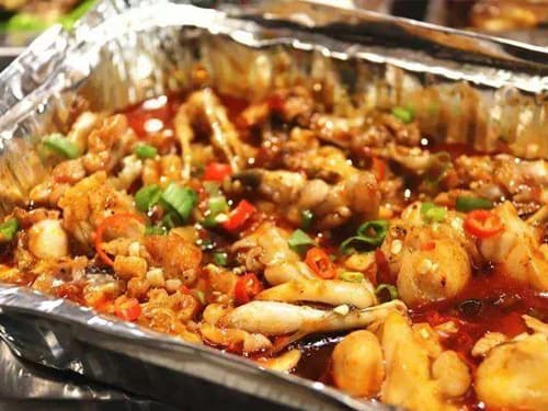毛感乡锡纸牛蛙