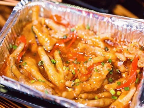 毛感乡锡纸鸡爪